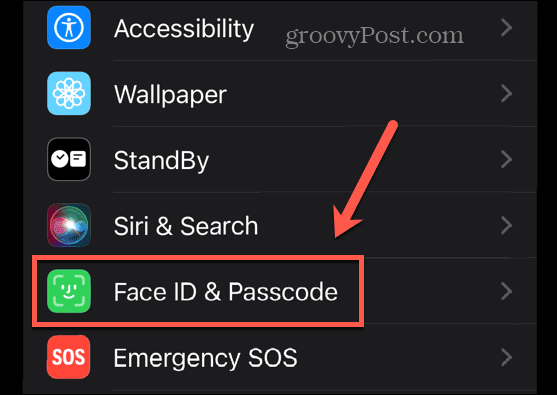 whatsapp ansikts-ID og passordinnstillinger