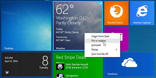 Windows 8.1-oppdatering tilgjengelig for nedlasting nå