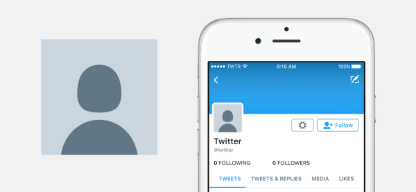 Twitter avslørte et nytt standard profilbilde for nye kontoer.