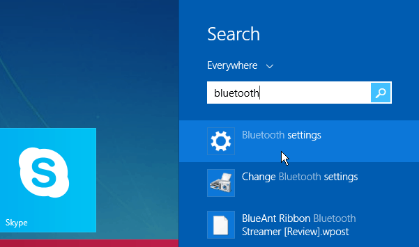 Bluetooth-søk Windows