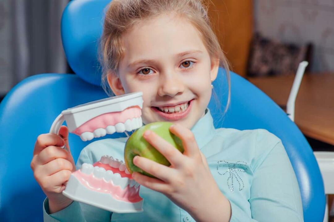 Hvordan skal tannpleie være for skolegående barn?
