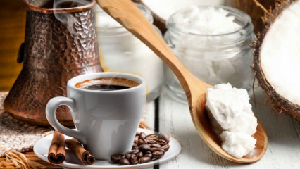 Kaffeoppskrift som hjelper til med å gå ned i vekt! Hvordan lage kaffe av kokosnøttolje?