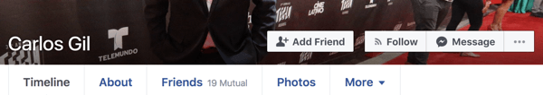 Folk kan følge offentlige innlegg på din personlige profil på Facebook.