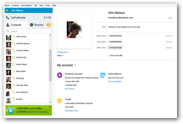 Skype 6.1-oppdatering for Windows inkluderer Outlook-integrasjon