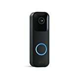 Vi presenterer Blink Video Doorbell | Toveis lyd, HD-video, bevegelses- og klokkeslettappvarsler og Alexa aktivert-kablet eller ledningsfritt (svart)