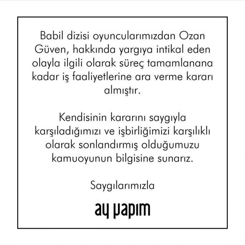 Ozan Güven, som slo Deniz Bulutsuz, ble sett for første gang på måneder!