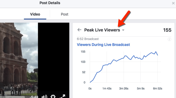 facebook video peak live seere