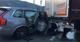 Kjøretøyet hans kolliderte med en lastebil: Tan Taşçı hadde en trafikkulykke