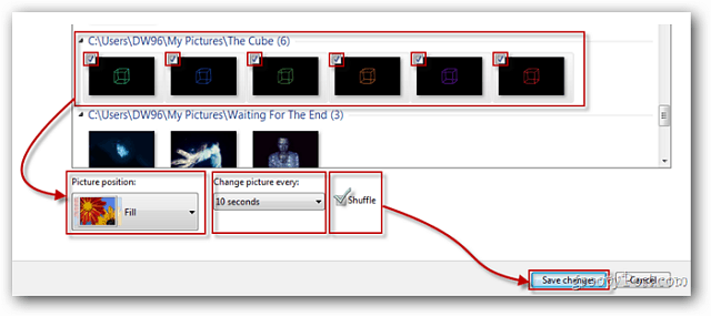 Lag et kult fargebladende bakgrunn for Windows 7