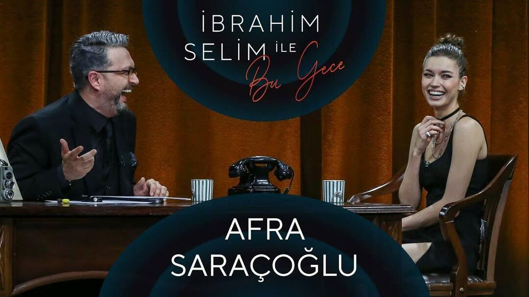 Kveldens program med Afra Saraçoğlu İbrahim Selim