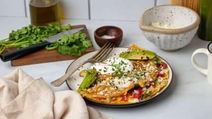 Meksikanere elsker denne smaken! Hvordan lage en meksikansk omelett? 