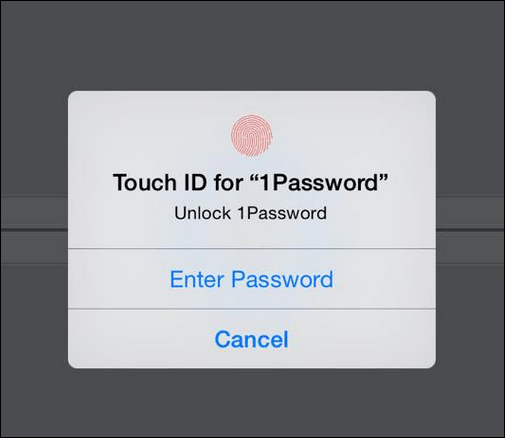 Touch ID-integrasjon iOS 8