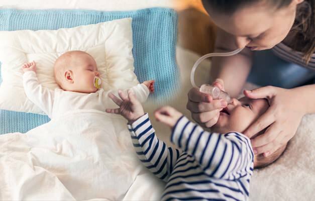 Hvordan rense nesen hos babyer?