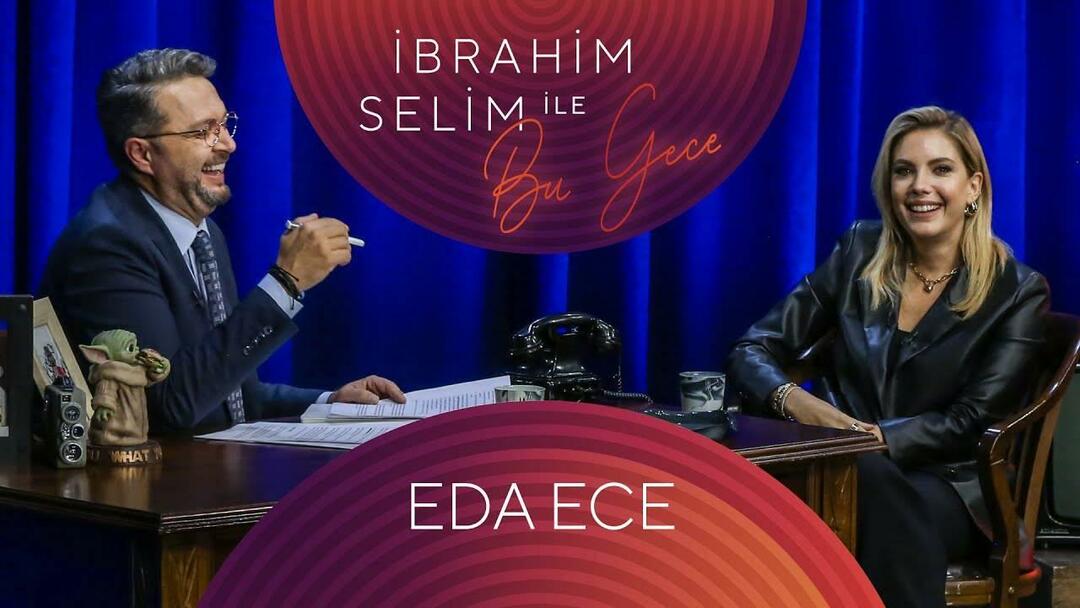 Eda Ece fra Tonight med İbrahim Selim
