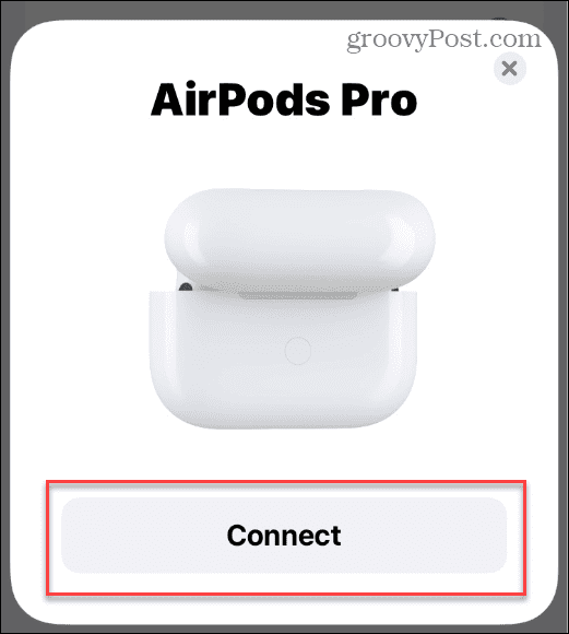 Endre navnet på AirPods