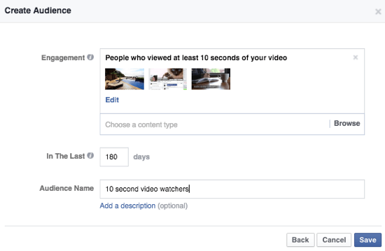 facebook annonser tilpasset publikum
