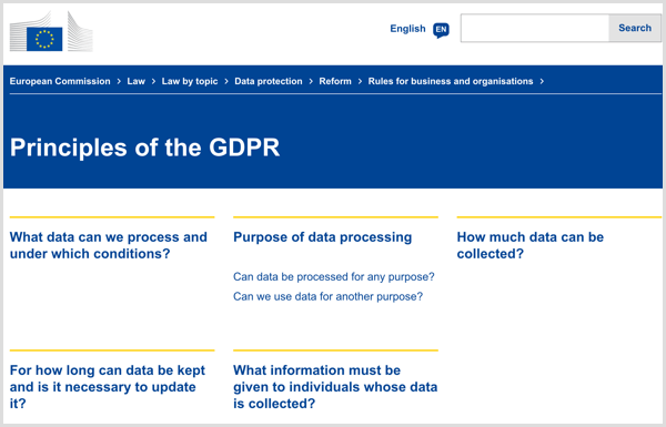 Hvordan GDPR påvirker markedsførere: Hva du trenger å vite: Social Media Examiner