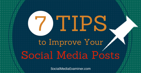 syv tips for å forbedre sosiale medier
