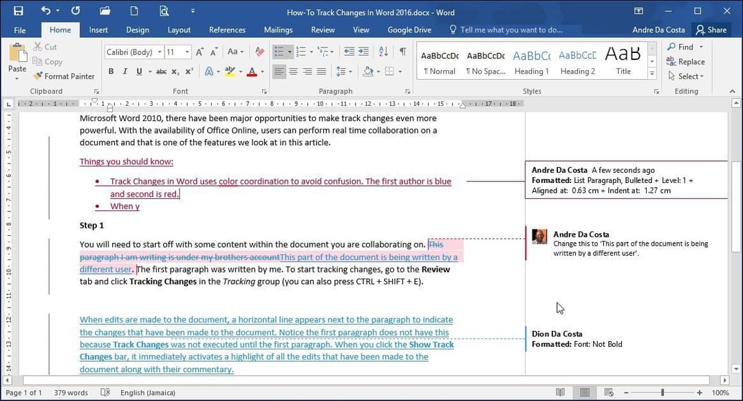 Hvordan spore endringer i Microsoft Word-dokumenter