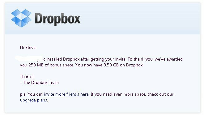 Oppdatering: Hvordan få "10 spillejobber" med Dropbox Storage gratis