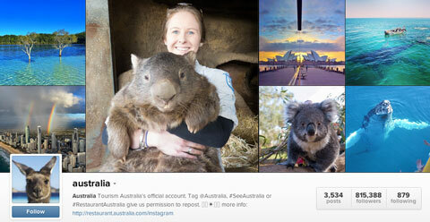 turisme australia instagram