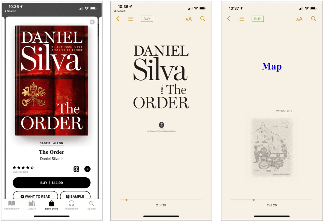 Apple Books mot Amazon Kindle Books App 2020