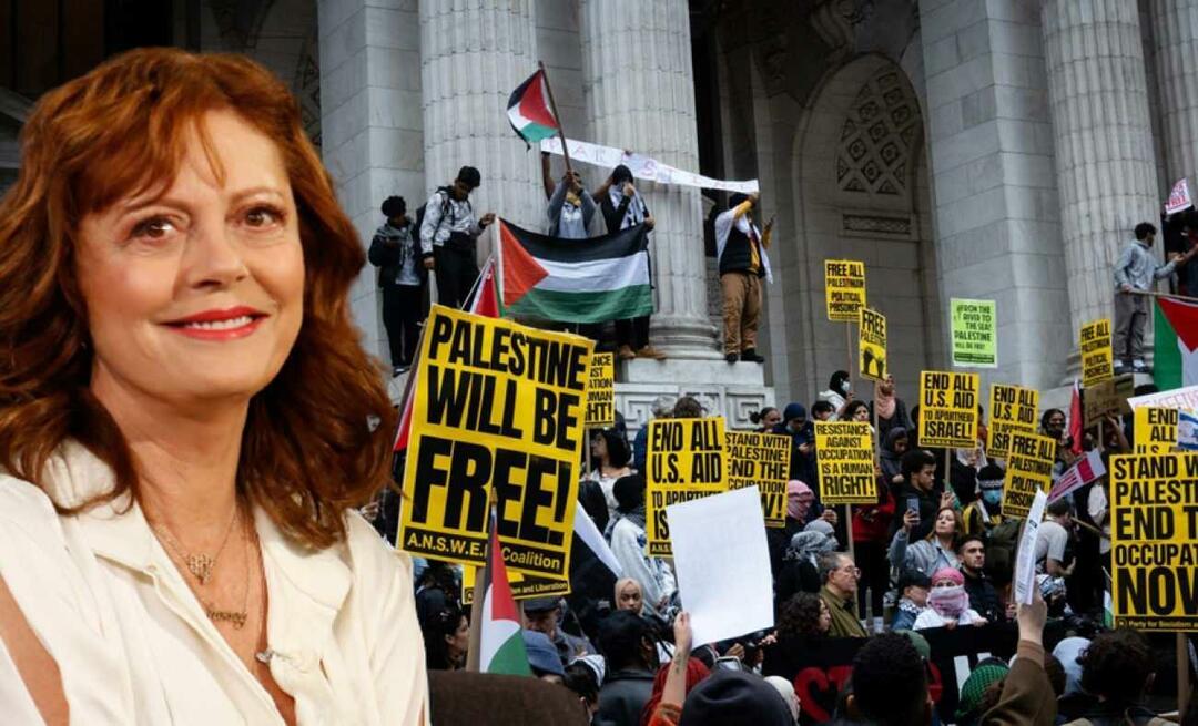 New York sto opp for Palestina! Susan Sarandon utfordret Israel: Det er på tide å være fri