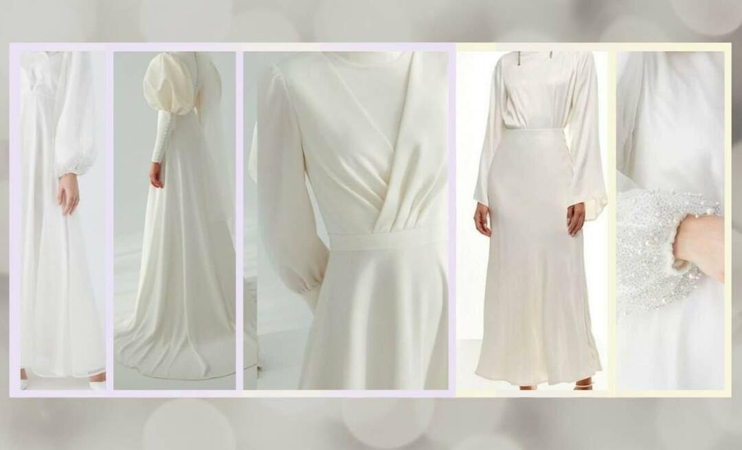 Hva er modellene for enkel brudekjole fra 2023? Moderne og elegante hijab-brudekjolemodeller