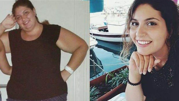 19 år gammel jente mistet 57 kilo livet forandret seg