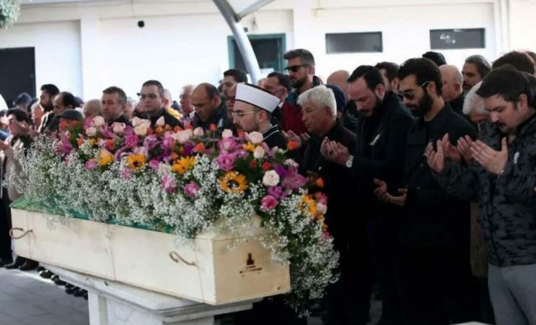 Sıla Gençoğlus far Şükrü Gençoğlu har blitt sendt ut på sin siste reise! Detalj av begravelsen