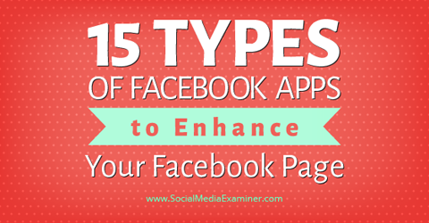 15 typer facebook-apper