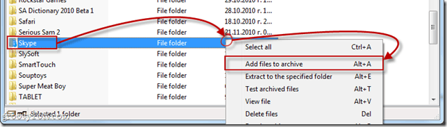 Lag offlineinstallatører ved å bruke et selvutpakkende arkiv fra WinRAR