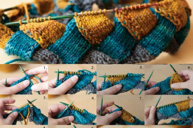 Enkleste strikkestil: Praktisk strikkefremføring i langposen