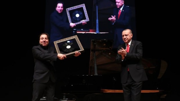 Fazıl Say og president Erdoğan