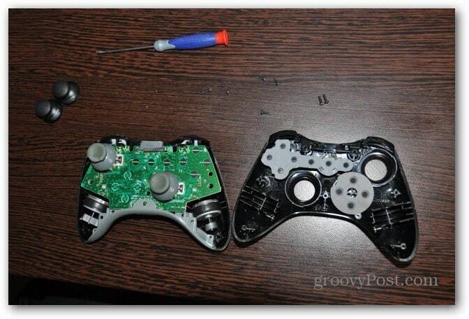 Bytt Xbox 360-kontroller analoge ministikker åpen