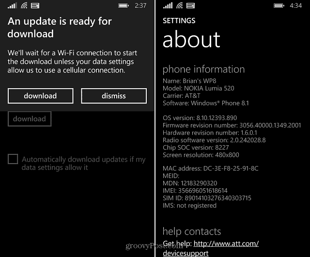 Windows Phone 8.1 Preview får en ny oppdatering