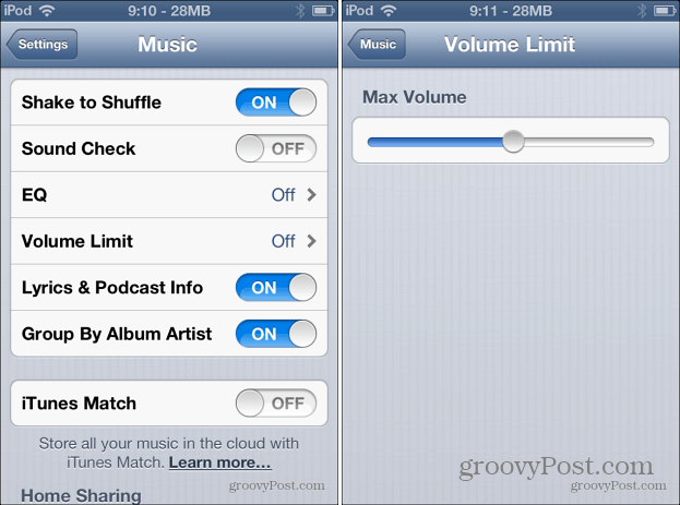 Beskytt barna dine hørsel ved å begrense volumnivåene på iPod-en