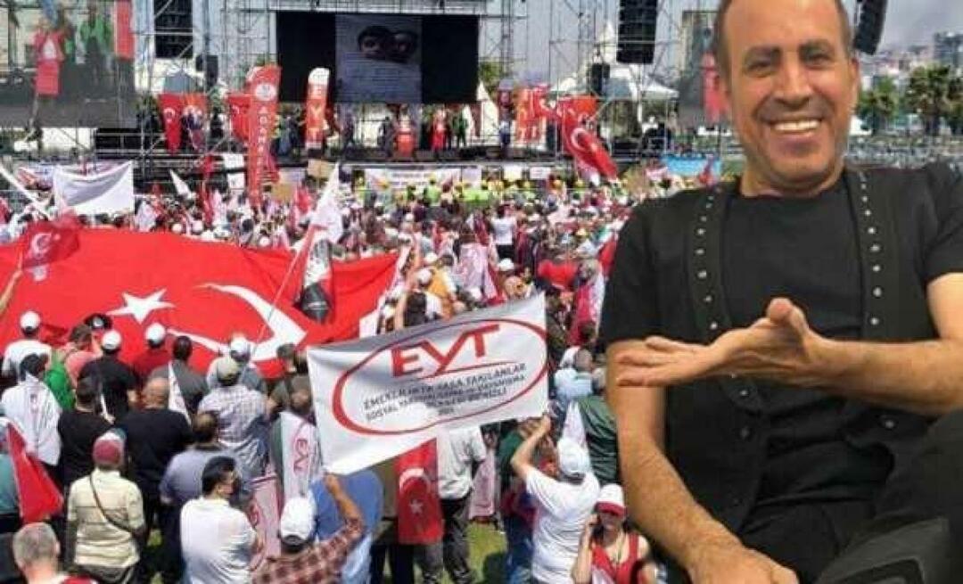Haluk Levent henvendte seg til EYT-medlemmer etter Erdoğans uttalelse! "Med din første lønn..."