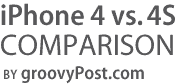 Apple iPhone 4S og 4: Comparison Chart