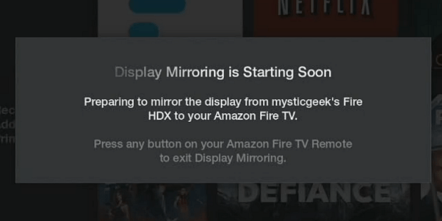 Display Mirroring starter