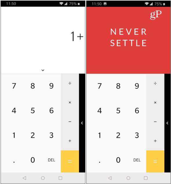 OnePlus-kalkulator påskeegg