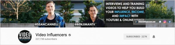 Video Influencers er en kanal som produserer ukentlige intervjuer.