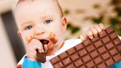 Kan babyer spise sjokolade? Sjokolademelk oppskrift for babyer