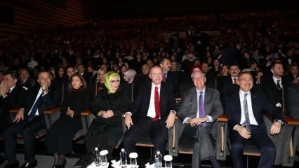 President Erdoğan og First Lady Fazıl Say deltok på konserten