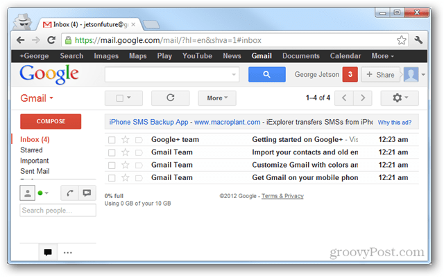 gmail innboks