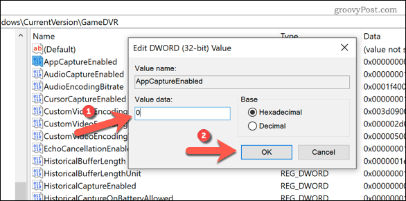 Redigere Windows-registeret for å deaktivere spillelinjen