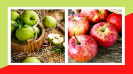 Vil grønne og røde epler gå opp i vekt? Slankende med detematøs detox av grønt eple