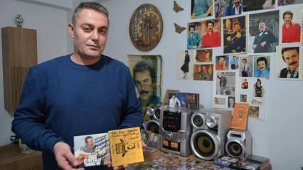 Orhan Gencebay gjorde huset sitt til et museum med sin kjærlighet! Plakater og album sto på agendaen