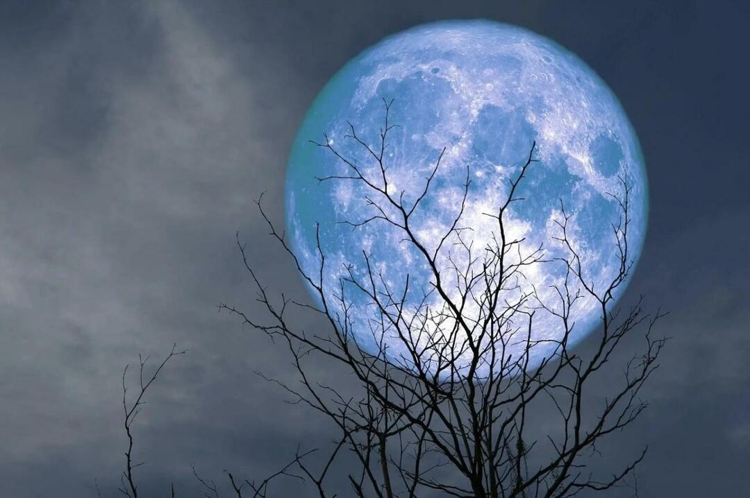 Hva er en blå måne