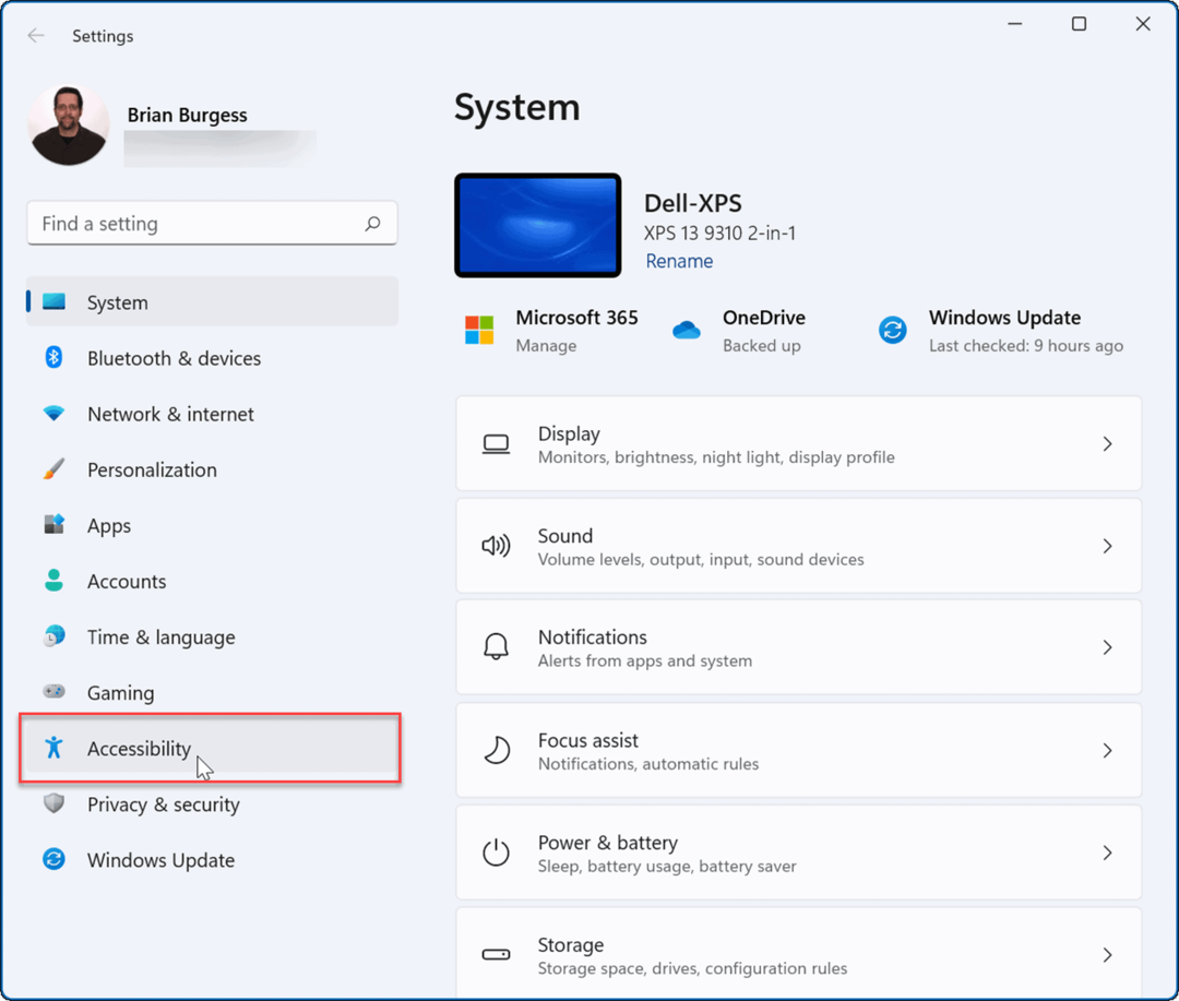 Windows 11 Innstillinger Tilgjengelighet